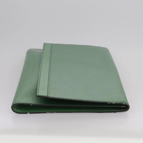 LOUIS VUITTON Epi Document case Clutch Bag Green LV - Picture 4 of 16